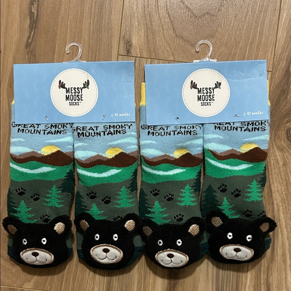 New Baby socks Great Smokey Mountains